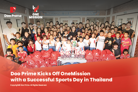 Doo Prime Kicks Off OneMission with a Successful Sports Day in Thailand 